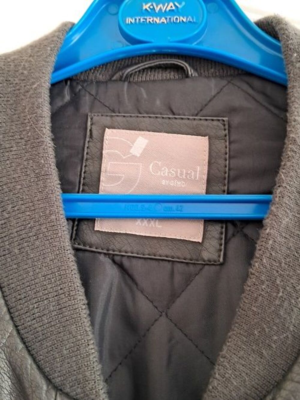 Veste homme hiver Simili cuir 3XXL mode automne froid Vêtements