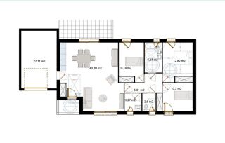  Maison à vendre 4 pièces 