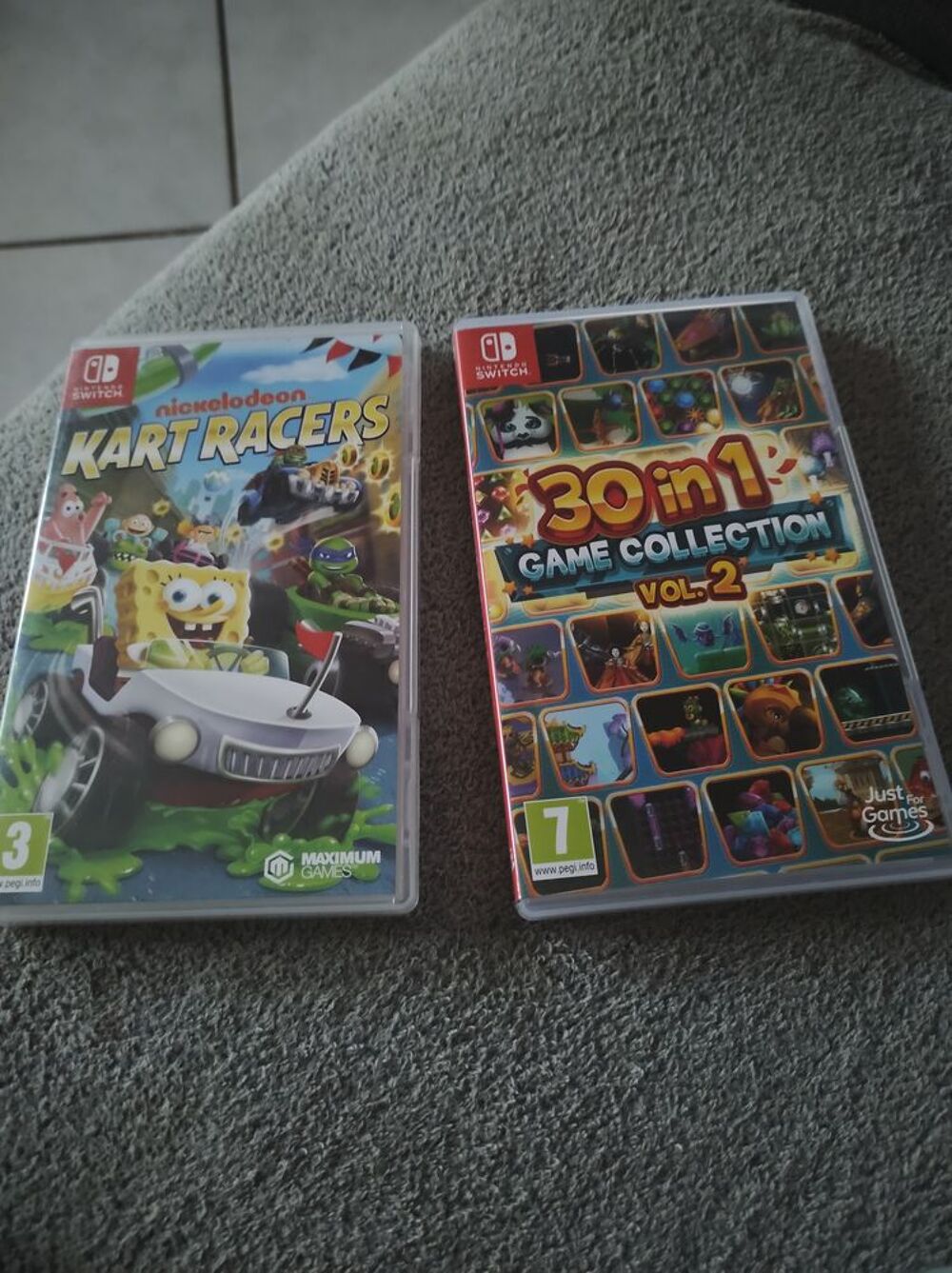 Kart bob l'&eacute;ponge Switch + un autre jeux Consoles et jeux vidéos