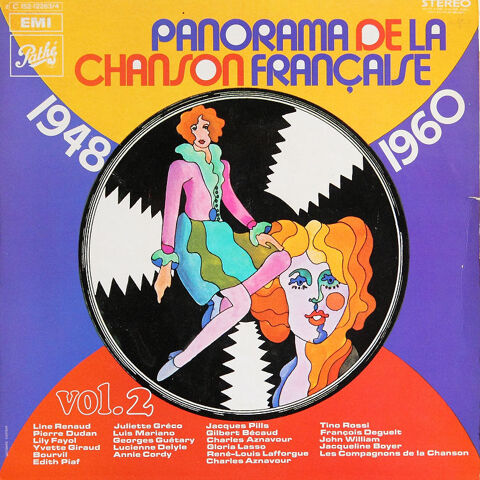 Vinyle 33T, 30cm - Panorama De La Chanson Franaise - 
8 Sainte-Genevive-des-Bois (91)