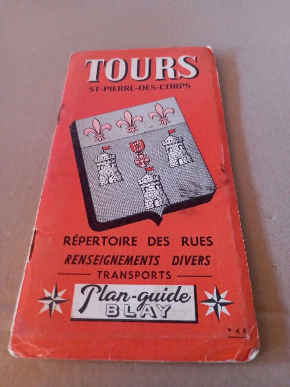 Carte routi&egrave;re -Tours St Pierre des Corps 