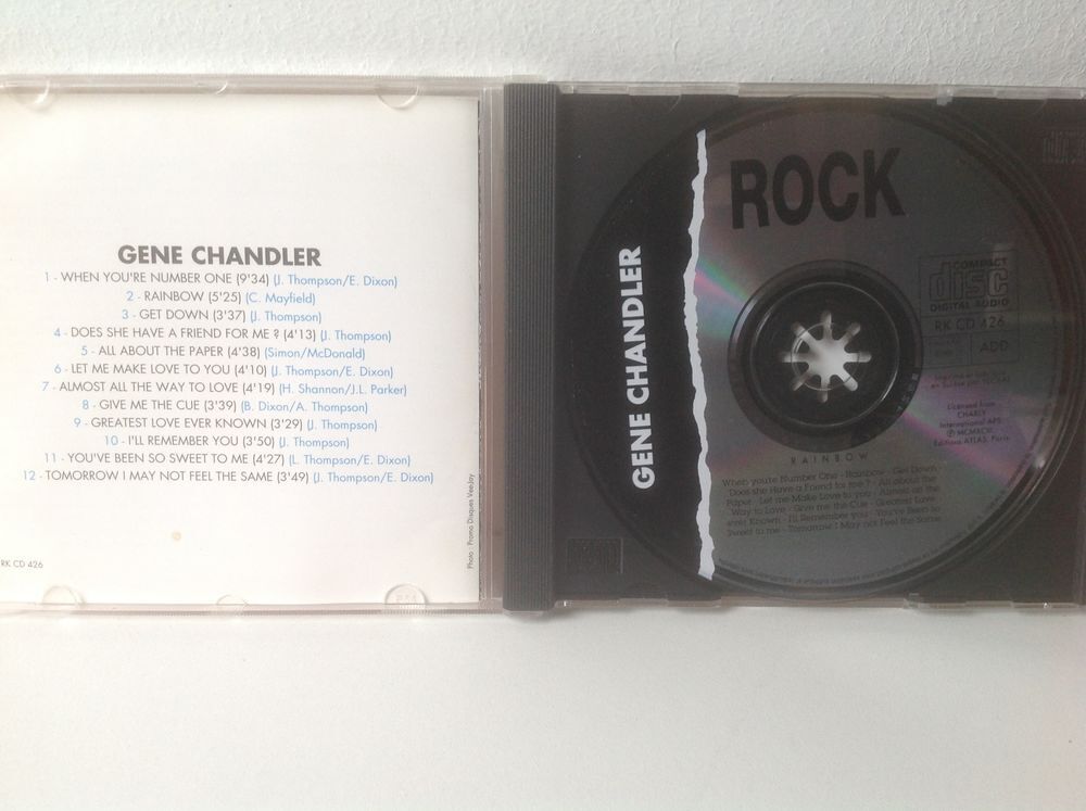 LES G&Eacute;NIES DU ROCK GENE CHANDLER Envoi Possible
CD et vinyles