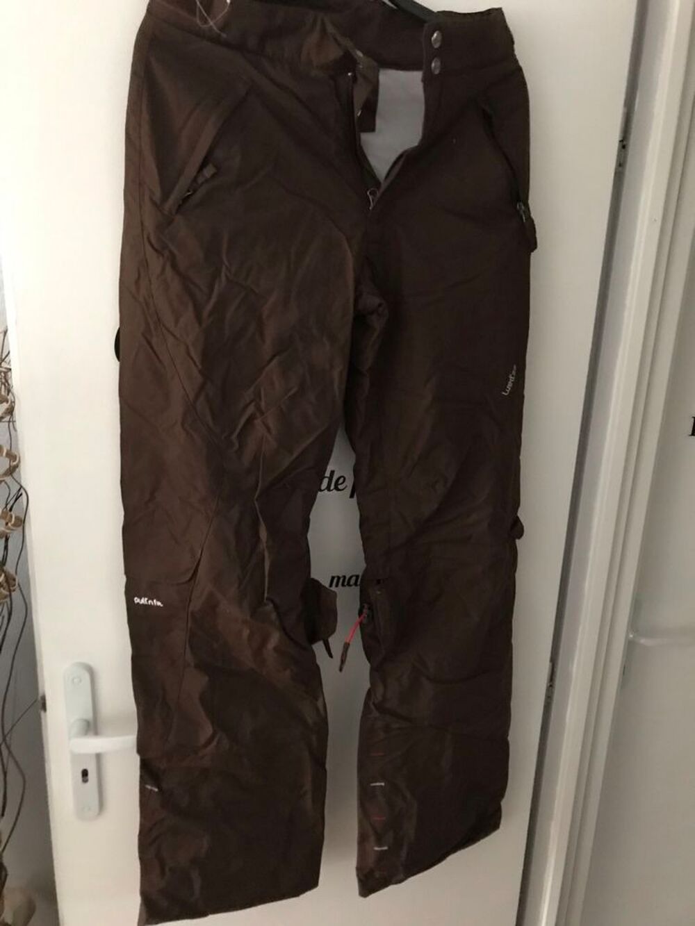 PANTALON DE SKI WED'ZE Taille 14 ANS MARRON Vêtements enfants