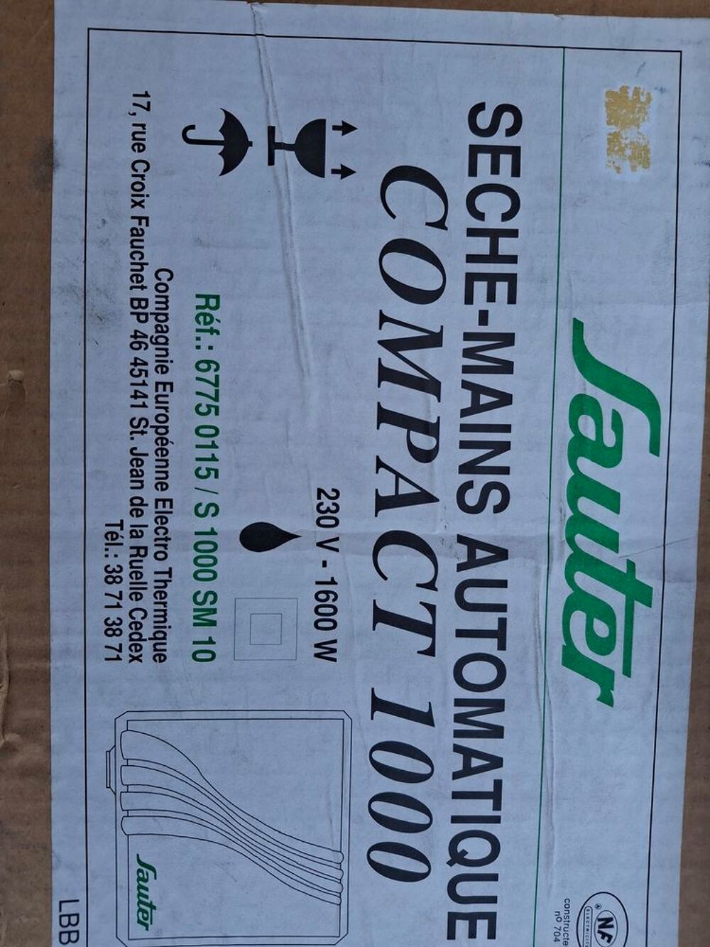 Seche mains electrique Electroménager