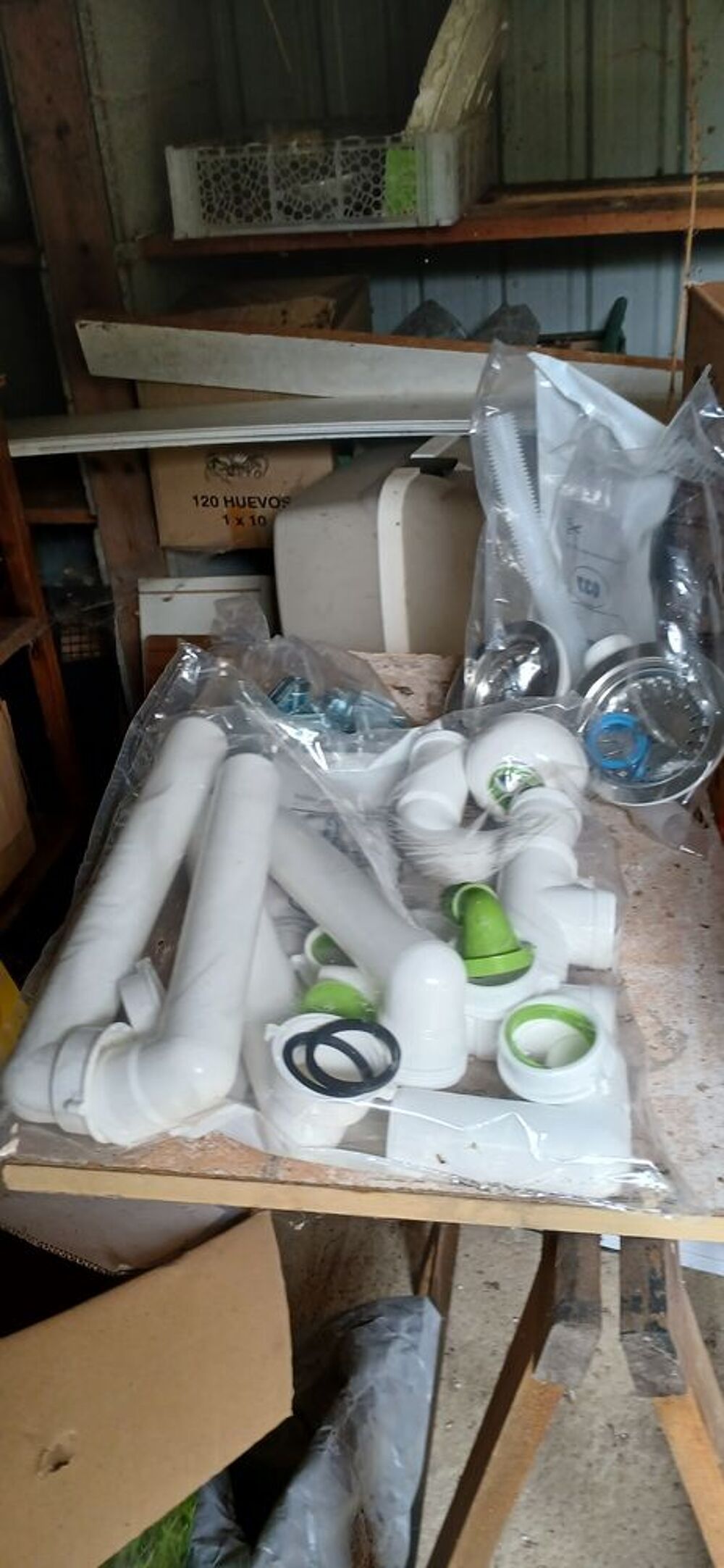 Evier deux bacs +&eacute;gouttoir Bricolage