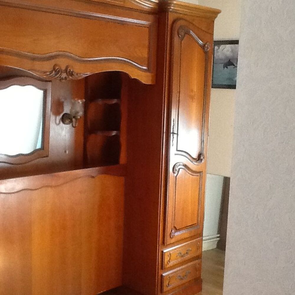 chambre pont adulte merisier Style Louis Philippe. Meubles