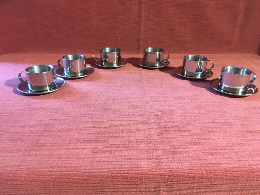 Lot de 6 tasses inox isothermes Cuisine