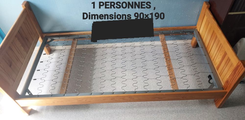 Lit 1 personnes Meubles