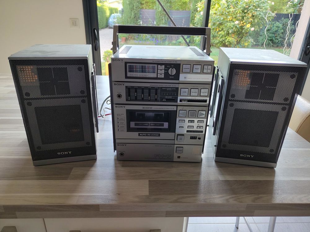 chaine HI-FI st&eacute;r&eacute;o vintage R&eacute;f FH-7 de la marque SONY Audio et hifi