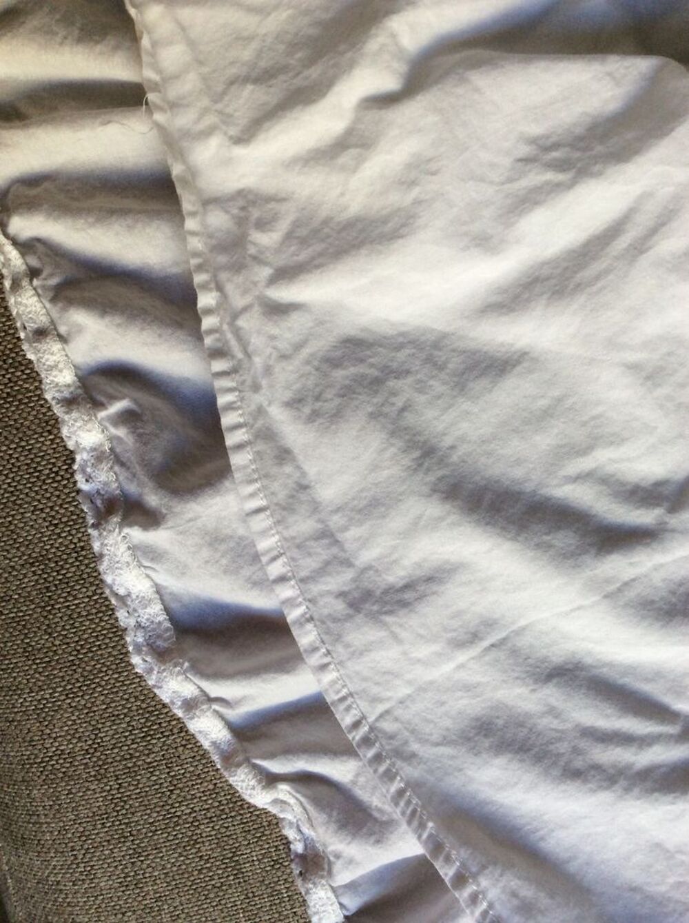Jupe blanche avec doublure 5 ans (108cm) Vêtements enfants