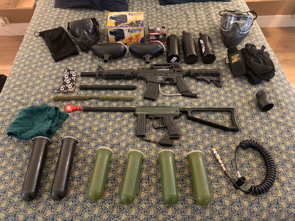 Pack paintball ? 2 lanceurs + 2 masques + accessoires Sports