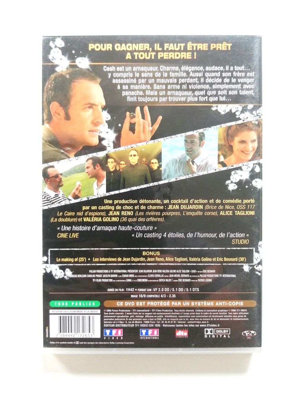 DVD Cash DVD et blu-ray