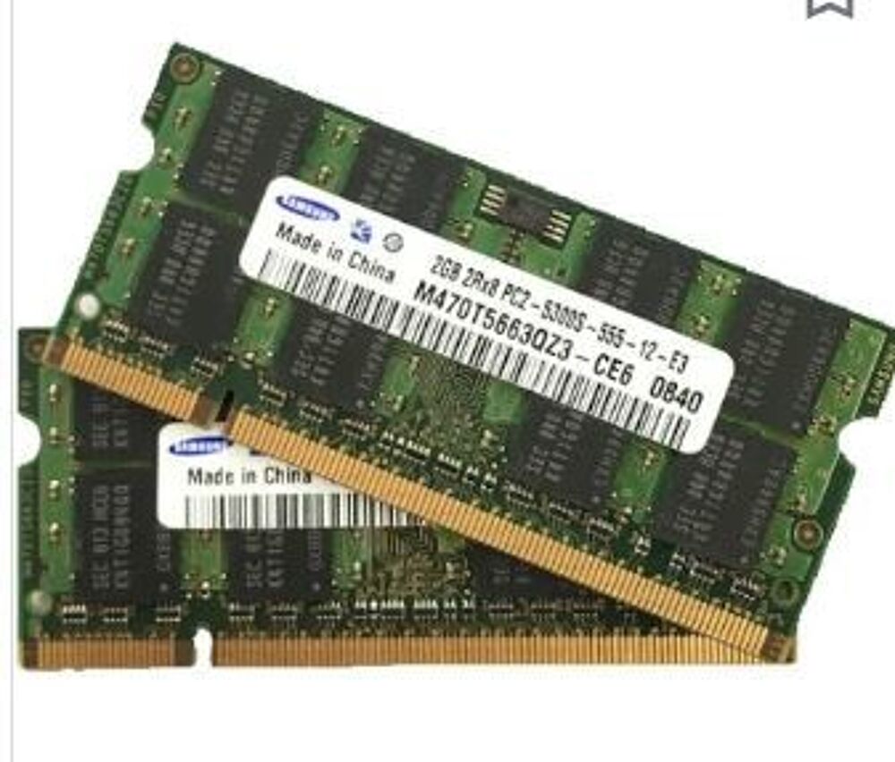 ram samsung sodimm pc2 5300 1gb Matériel informatique