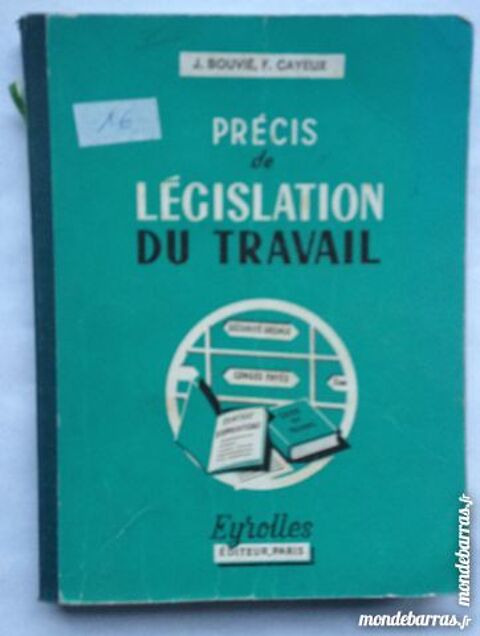 Précis de législations du travail Achenheim (67)