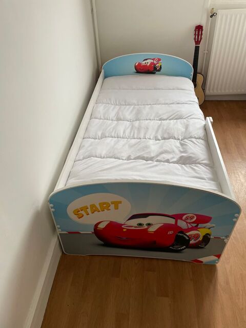 Lit enfant Disney - Achat Lit enfant Cars avec rangements pas cher