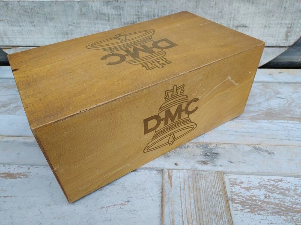 Ancien Meuble Tiroirs Mercerie DMC Couture Broderie Vintage Meubles