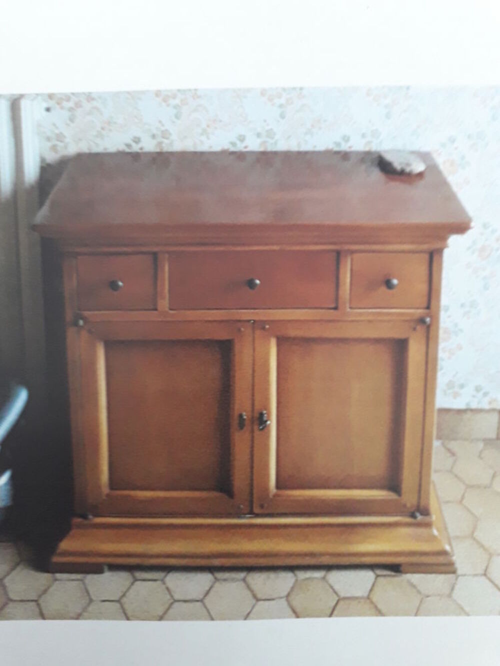 meuble merisier 3 tiroirs de portes excellent &eacute;tat Meubles