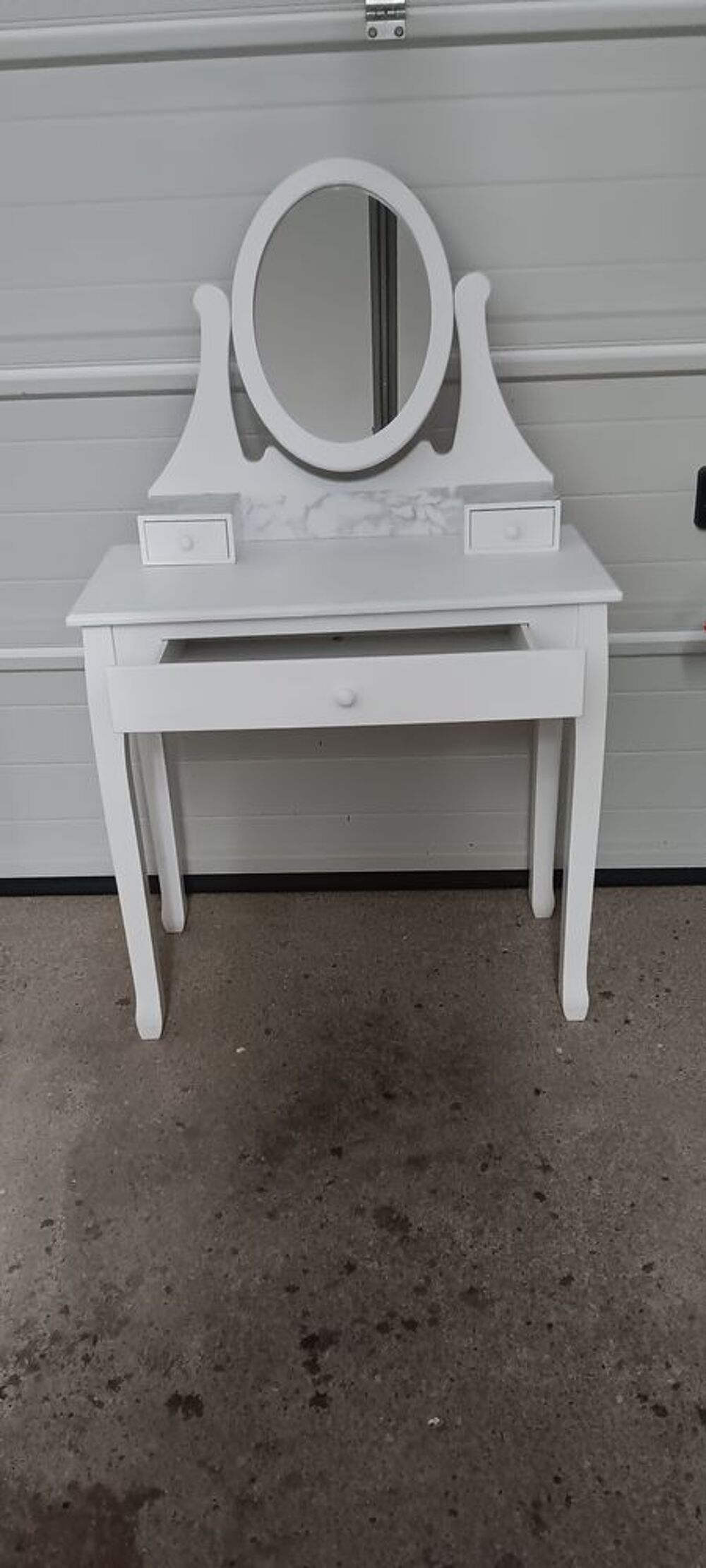Coiffeuse bois blanc Meubles