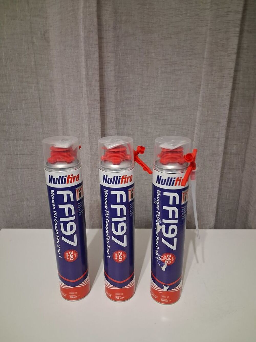Mousse expansible coupe feu Bricolage