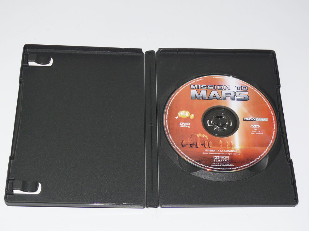 DVD : "Mission to Mars" DVD et blu-ray