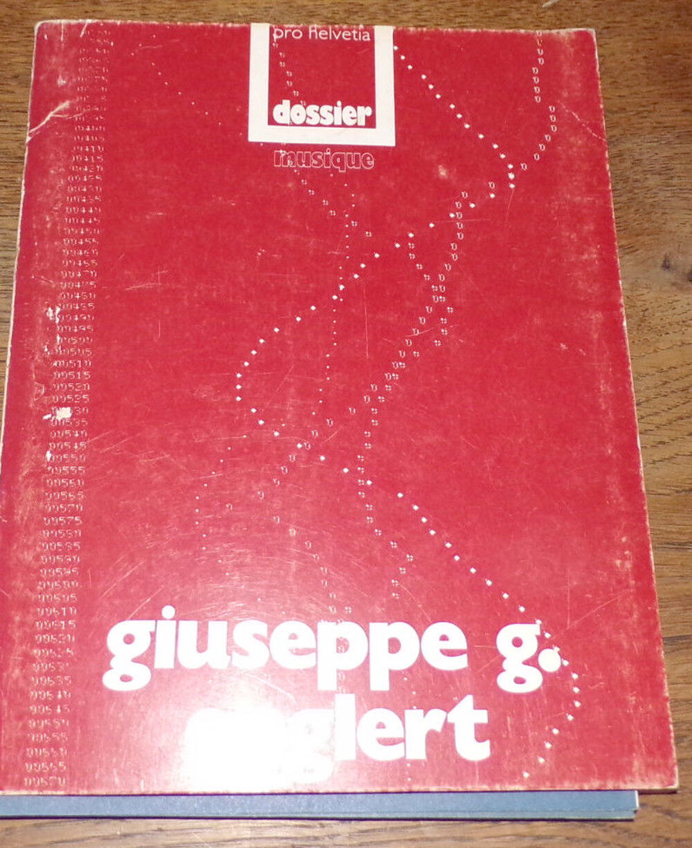 Giuseppe g.Englert dossier musique Pro Helvetia 1980 74 pag Livres et BD