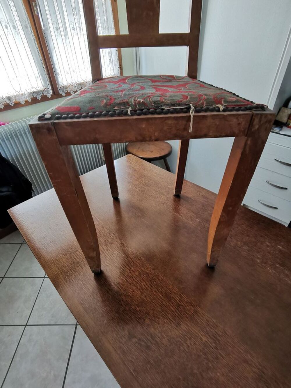 Chaise ancienne bois a restaurer Meubles