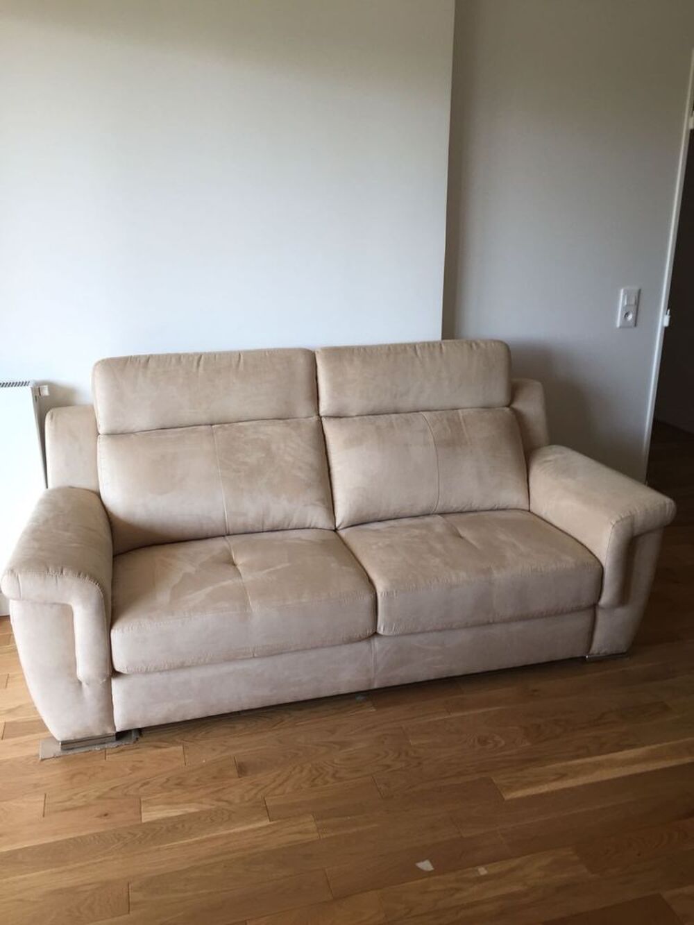 CANAPE CUIR CENTER 3 places MICROFIBRE Meubles