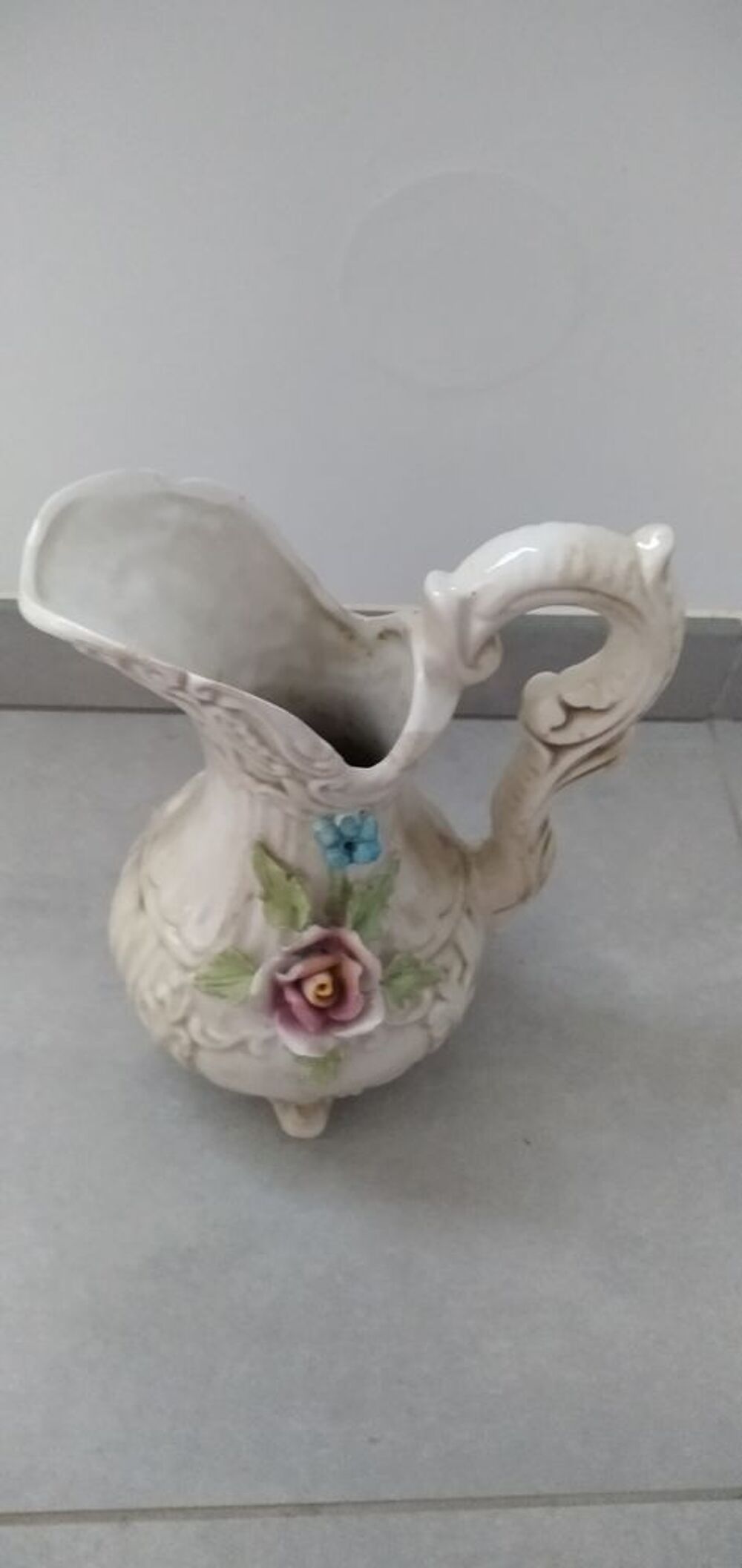 Pichet barbotine 
D�coration