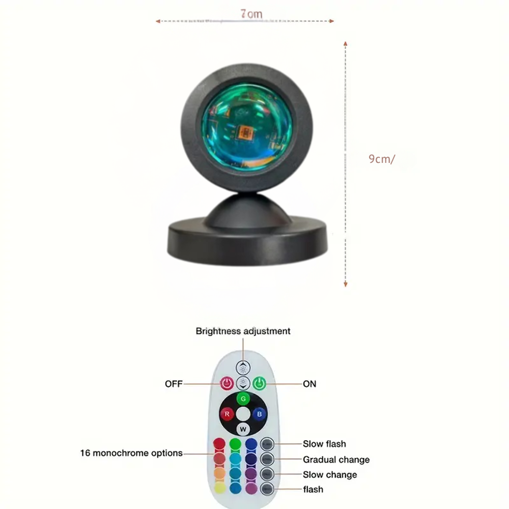 Lampe LED Coucher de Soleil ? Ambiance Cosy &amp; Moderne Décoration