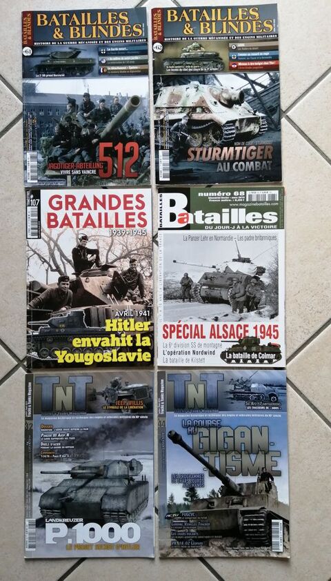 LOT DE 6 REVUES DE GUERRE 39-45 20 Nevers (58)