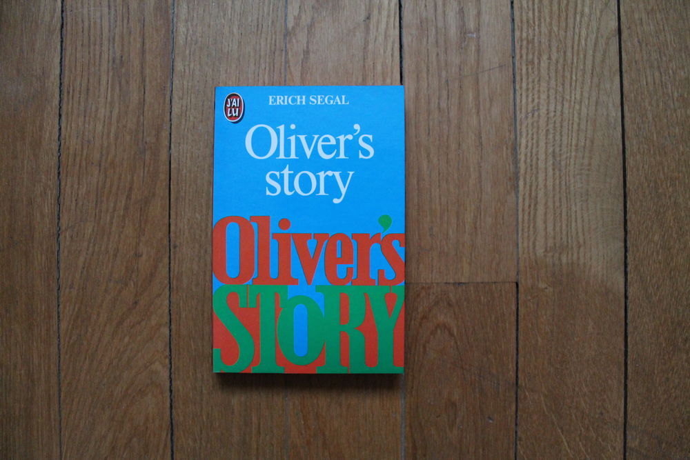 LIVRE OLIVER'S STORY D'ERICH SEGAL Livres et BD