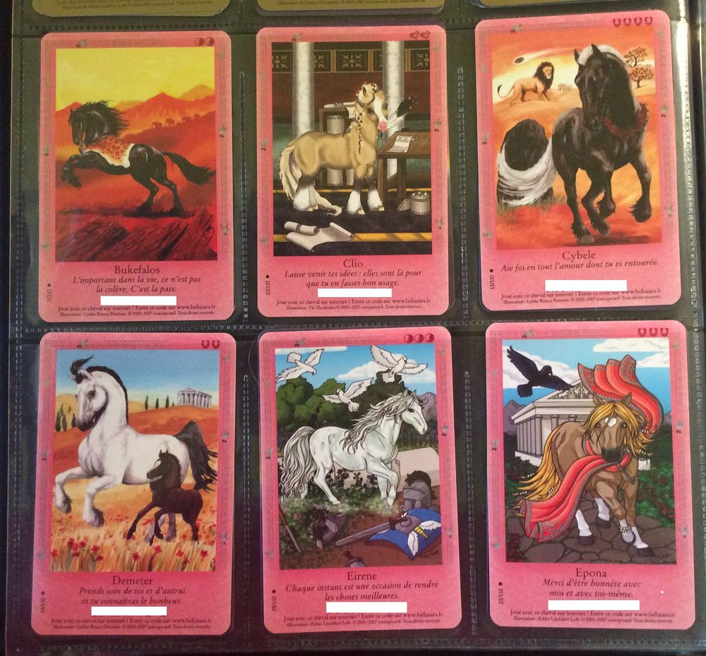 14 cartes BELLA SARA "MYTHOLOGIE" 