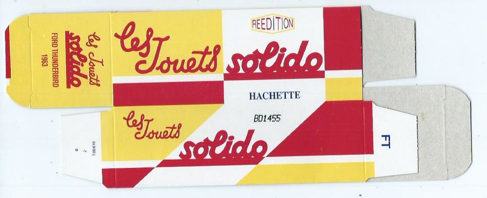 Ford thunderbird 1961 1/43 + fascicule n&deg; 33 + boitier 
