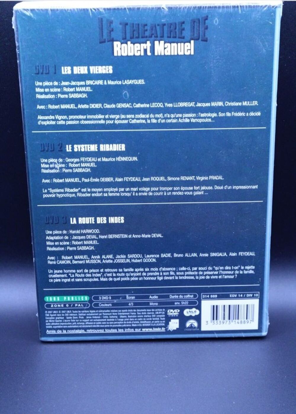 Le th&eacute;&acirc;tre de Robert Manuel DVD et blu-ray