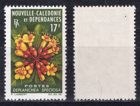 Timbres FRANCE-Nlle CALEDONIE- 1964-65 YT 321 2 Lyon 5 (69)