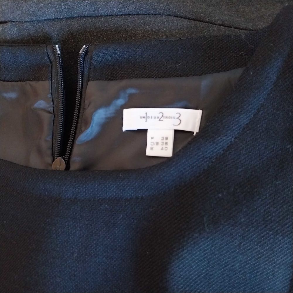 Robe noire sans manches Vtements