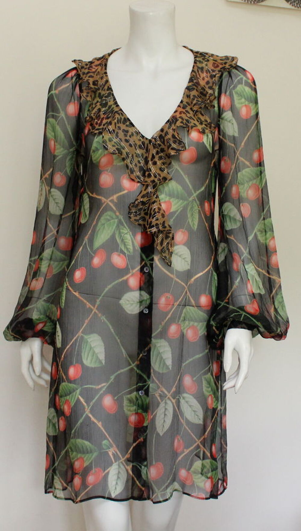 Robe tunique soie GALLIANO T.40 Fr Vêtements