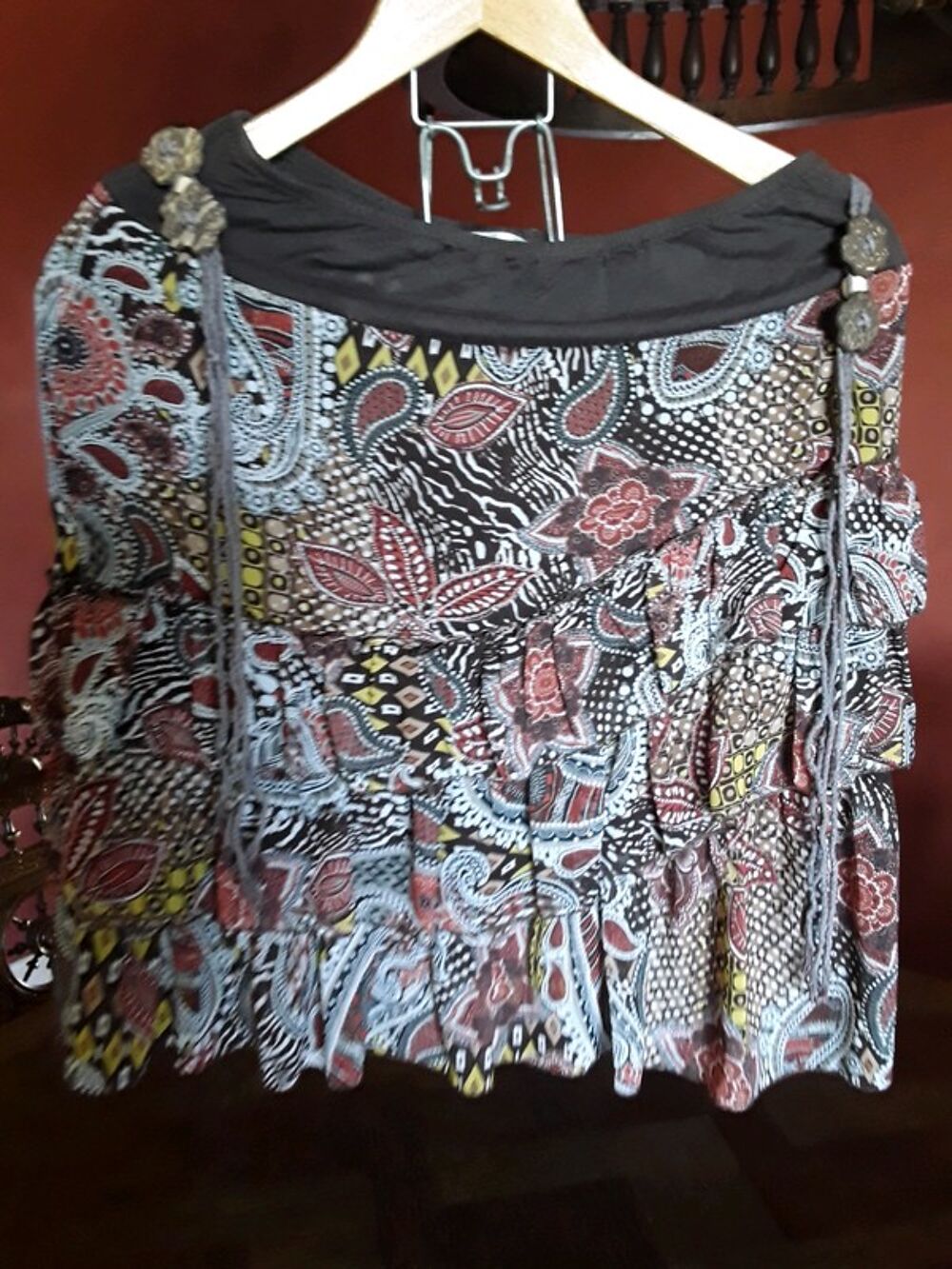 Ensemble femme jupe + haut manches 3/4 Vêtements
