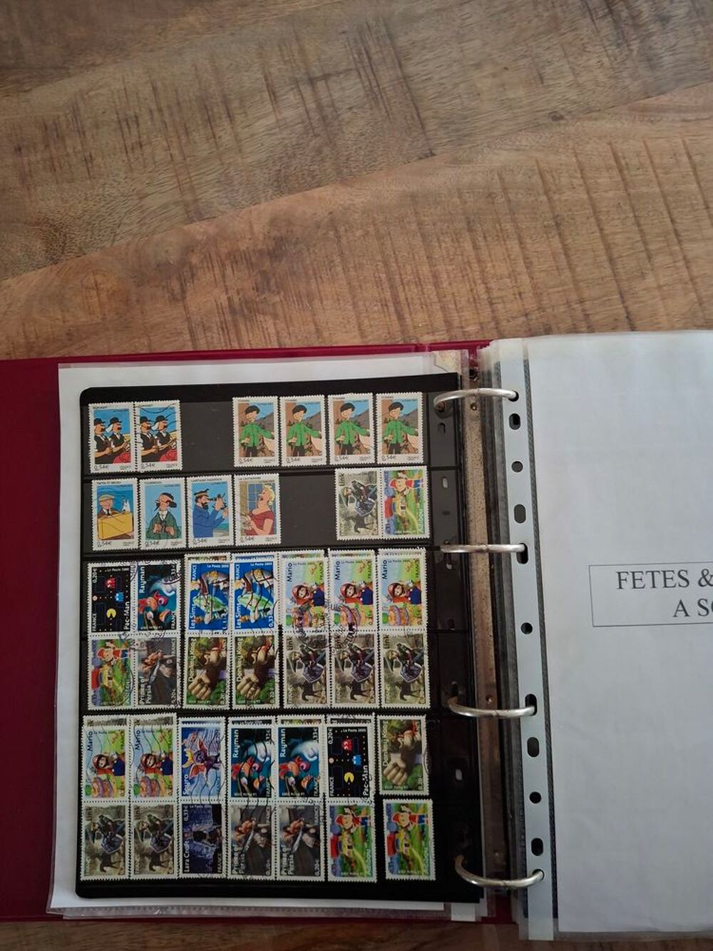 Collection de timbres fran&ccedil;ais 