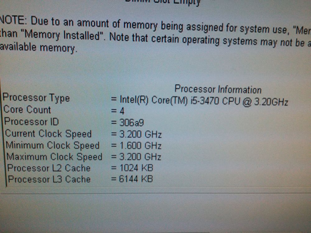 Dell 3010 Core i5-3,20 GHz Matériel informatique