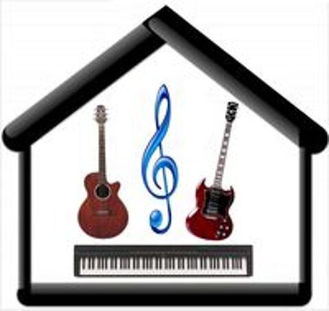   Cours de guitare et piano à domicile 95 