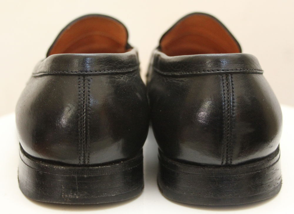 Mocassins 180 cuir noir J.M WESTON T. 7.5 D soit T. 41,5 Chaussures