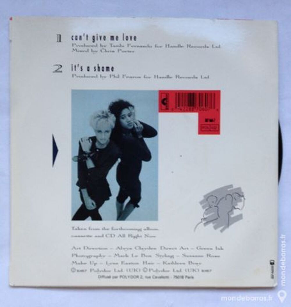 45 tours vinyle Pepsi et Shirlie CD et vinyles