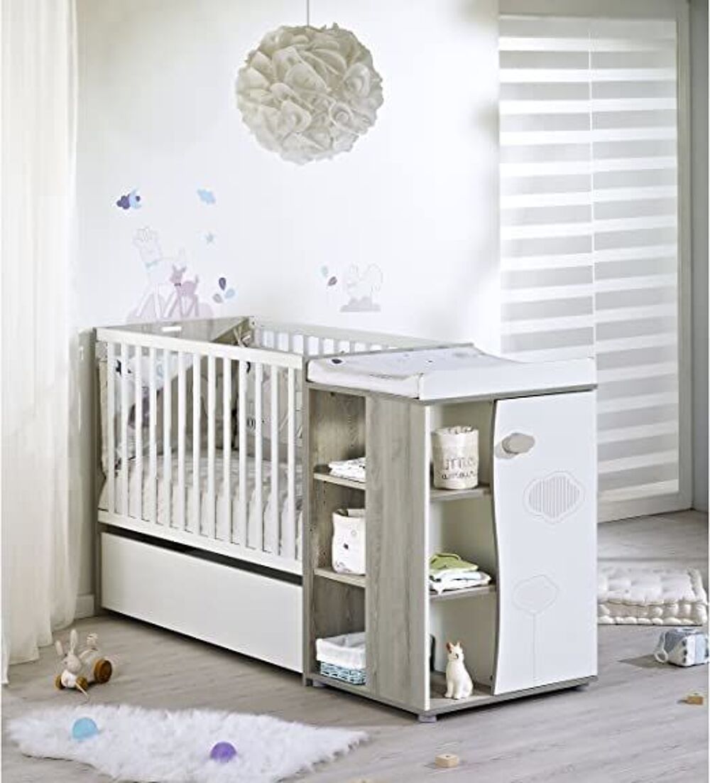 Ensemble chambre b&eacute;b&eacute;/enfant Sauthon Meubles