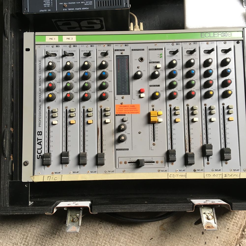 table de mixage SCLAT 8/8 Ecler Audio et hifi