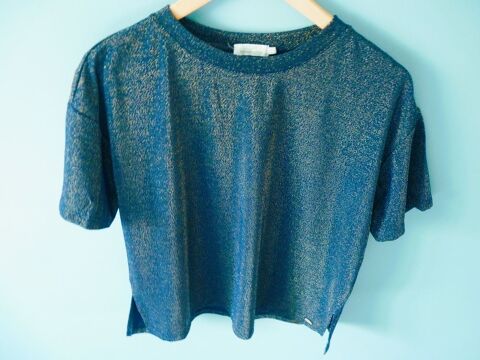 T-shirt femme DDP S ou 36 neuf bleu argent 19 Brienne-le-Chteau (10)