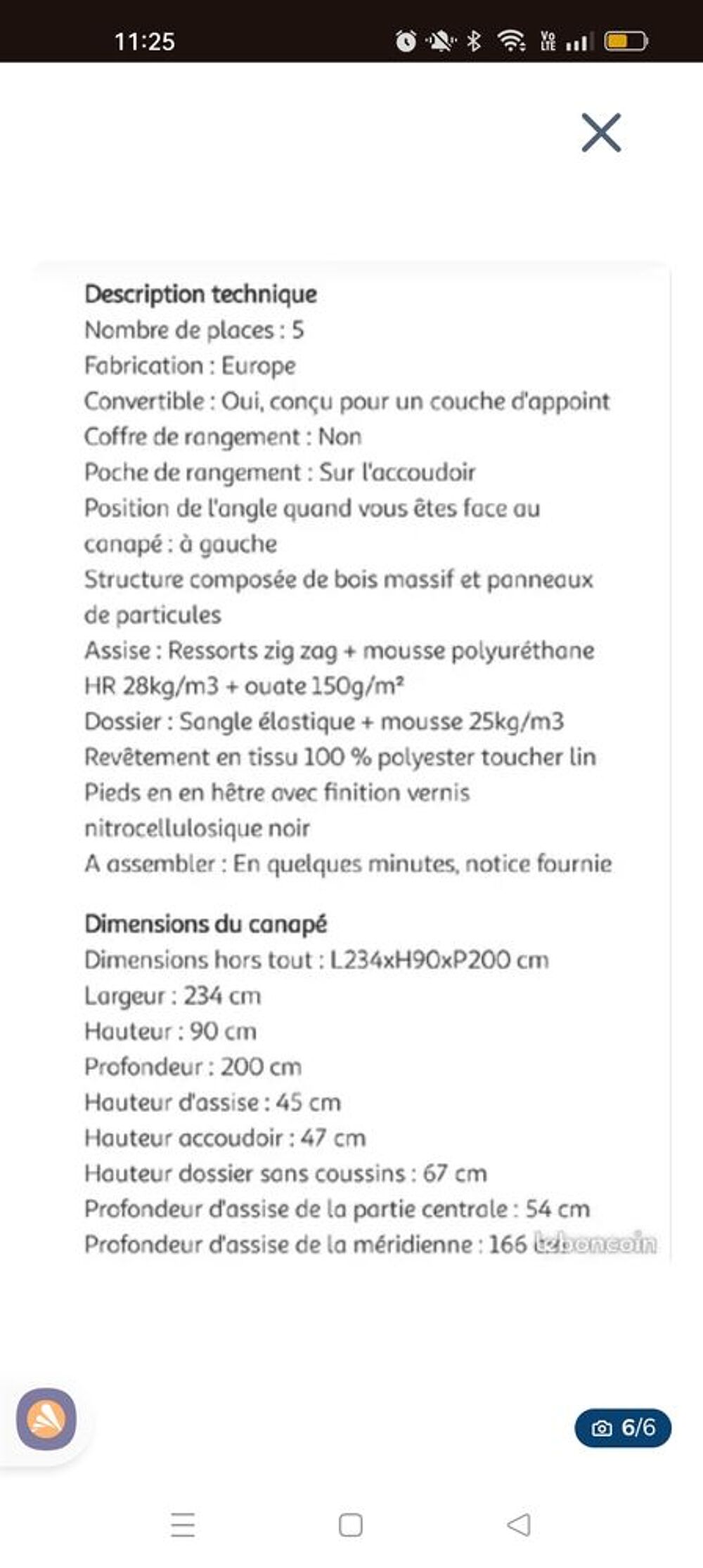 Canap&eacute; d'angle convertible 5 places BOBOCHIC Meubles