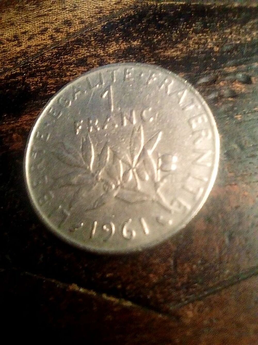 1 Franc Semeuse de 1961 Pi&egrave;ce Rare 