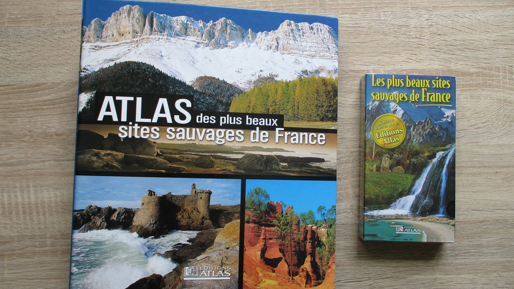 Classeur "Atlas des plus beaux sites sauvages de France". Livres et BD