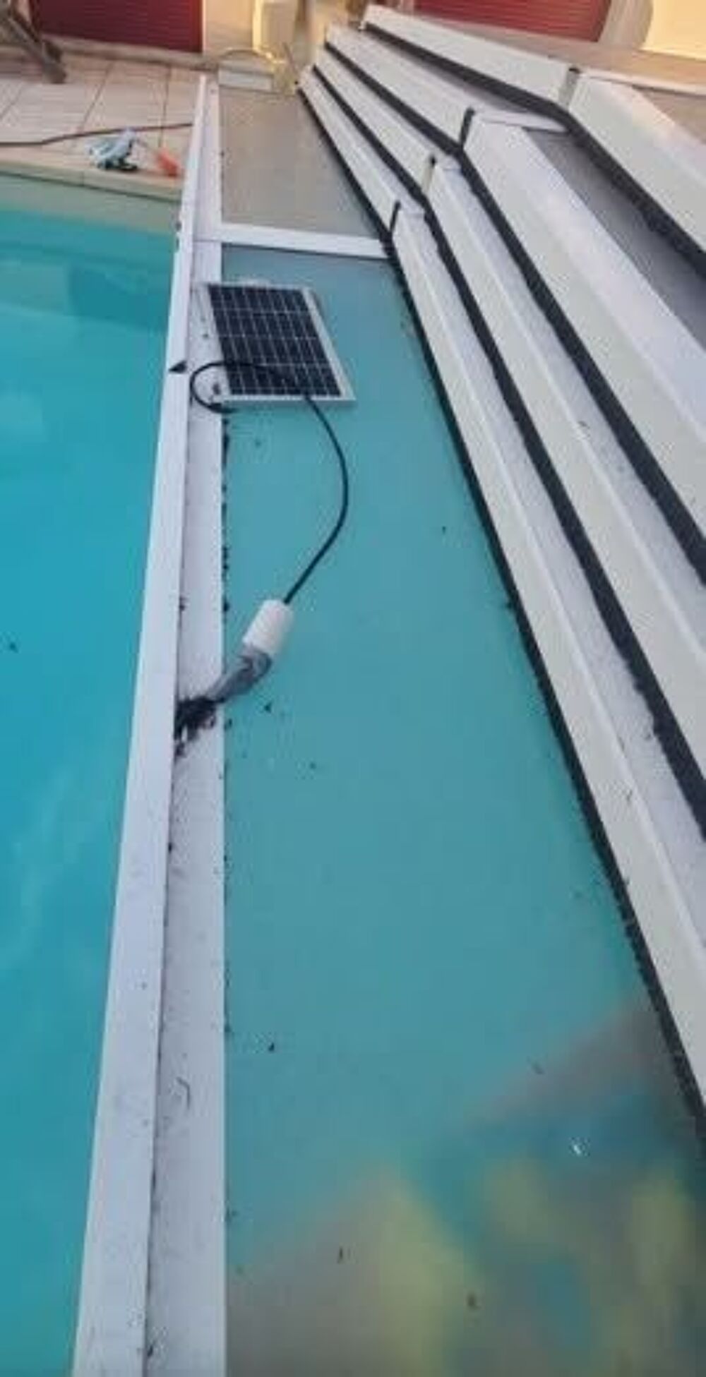 Abri piscine gigogne Easy Cover 5 panneaux Jardin